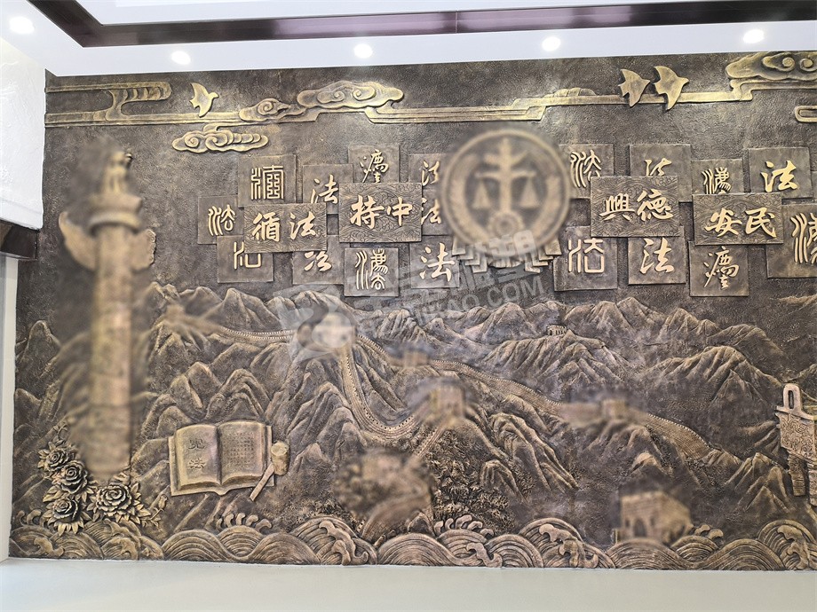 博物館展廳展陳玻璃鋼仿黃銅浮雕玻璃鋼仿鑄銅雕塑圓雕設(shè)計定制